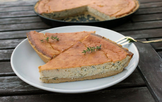 Sommerliche Ricotta-Tarte mit Kräutern - moey&amp;#39;s kitchen foodblog