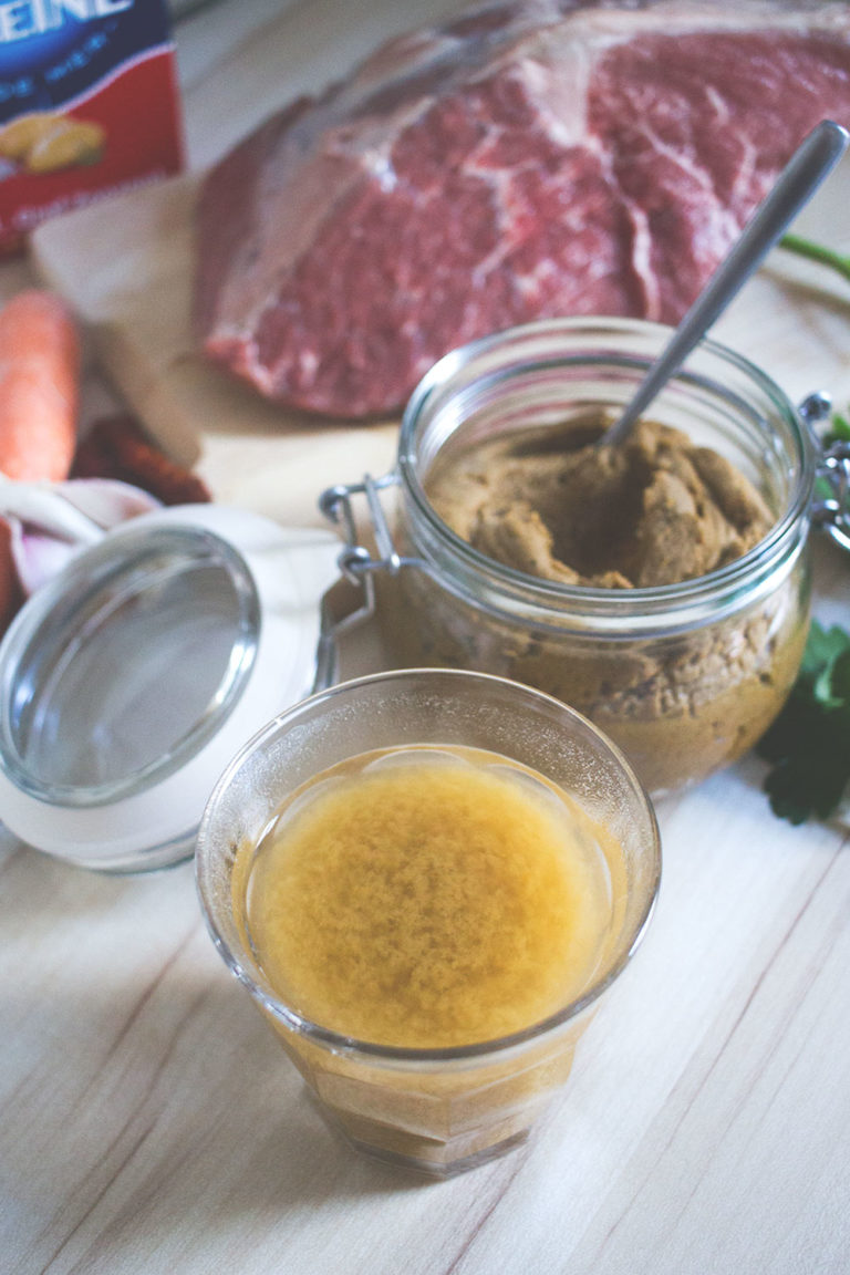 Gewürzpaste für Rinderbrühe, Fleischbrühe oder Bouillon