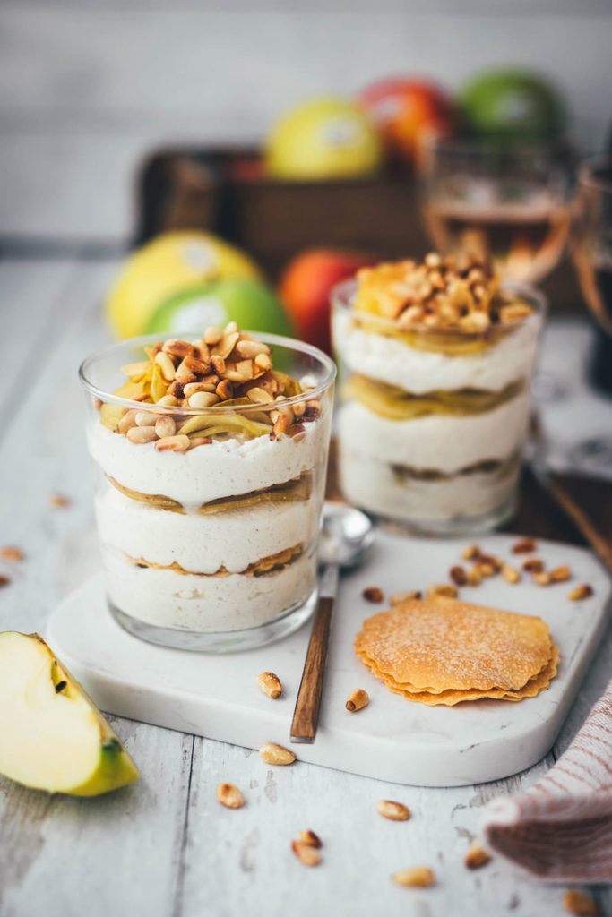 Apfelstrudel-Dessert im Glas mit Südtiroler Apfel g.g.A. - moey&amp;#39;s ...