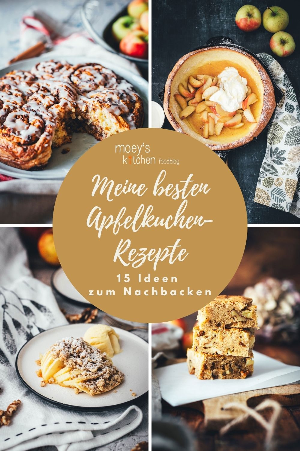 Meine besten Apfelkuchen-Rezepte – 15 leckere Rezepte zum Nachbacken findet ihr in dieser Rezeptsammlung | moeyskitchen.com